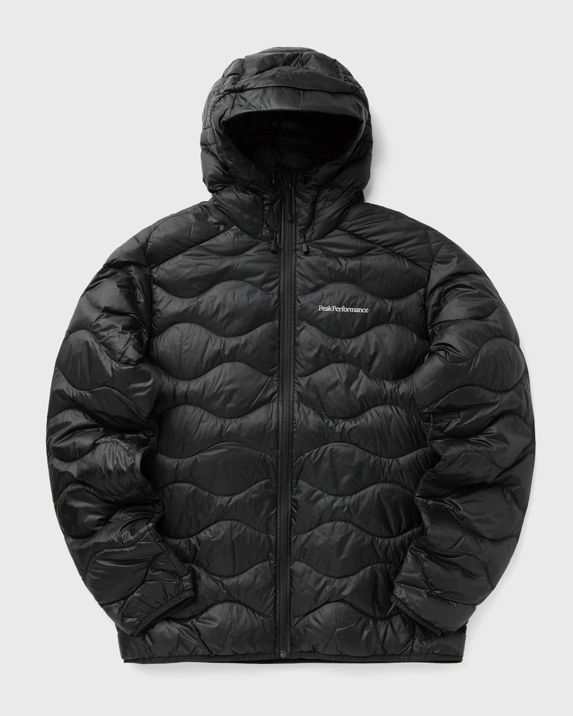 Puffer takki Peak Performance HeliuDown Hooded Puffer Jacket Musta | G79845020