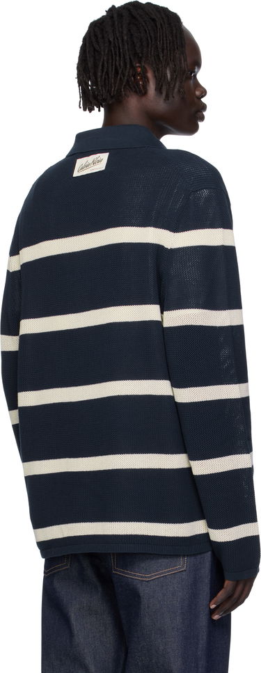 Poolopaita CALVIN KLEIN Calvin Klein Long Sleeve Striped Polo Tummansininen | 81B388G, 2