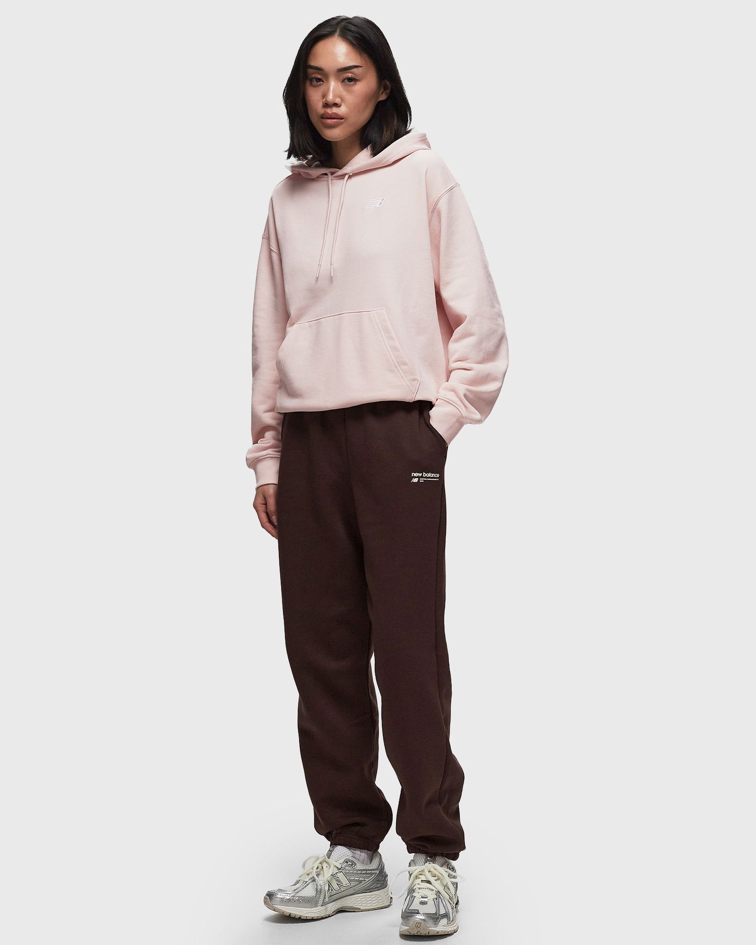 Verryttelyhousut New Balance Sweatpants Ruskea | WP33513KCF, 1