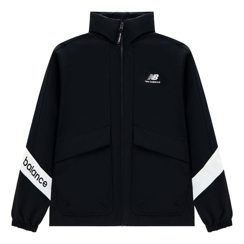 Tuulitakki New Balance Lifestyle Men's Woven Jacket Musta | 5AD12103-BK