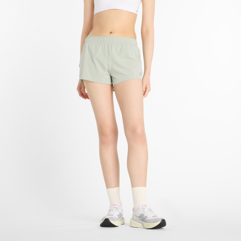 Shortsit New Balance Women's Running Shorts Vihreä | NBWS41286GAS