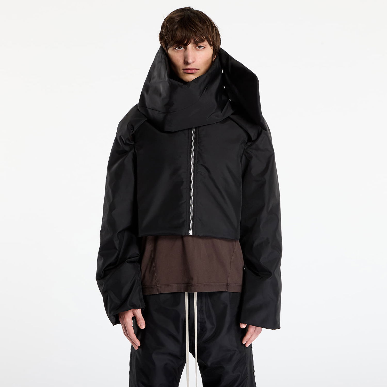 Bomber-takki Rick Owens Rick Owens DRKSHDW Convertible Jacket Musta | DU02E7777 NCV 09, 1