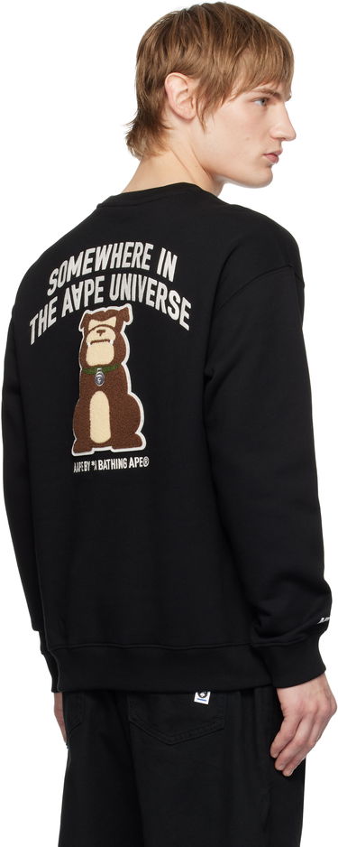 Huppari AAPE by A Bathing Ape AAPE by A Bathing Ape 'AAPER' Crewneck Sweatshirt Musta | AAPSWMB379XXNBKX, 2