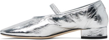 Vaatteet Aeyde Aeyde Pippa Leather Ballerina Flats Metallinen | A11-FL-GLVR25RO126-SS25-920-068, 2