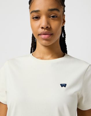T-paita Wrangler Wrangler Round Tee Valkoinen | 112350191:XXL, 1