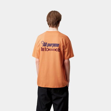 T-paita Carhartt WIP Carhartt WIP All Tools Short Sleeve T-Shirt Oranssi | I035438_18, 1