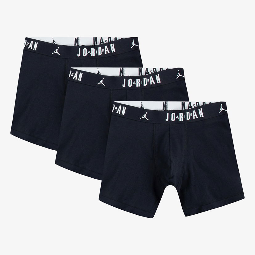 Nyrkkeilijät Jordan Jordan Flight Cotton Core 3-Pack Boxer Briefs Tummansininen | JM0622-023