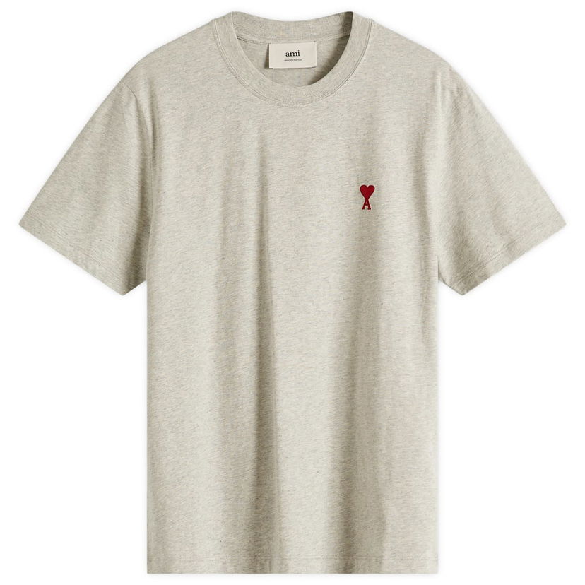 T-paita AMI AMI Paris Small A Heart Logo T-Shirt, Size Large Harmaa | BFUTS035-724-0951
