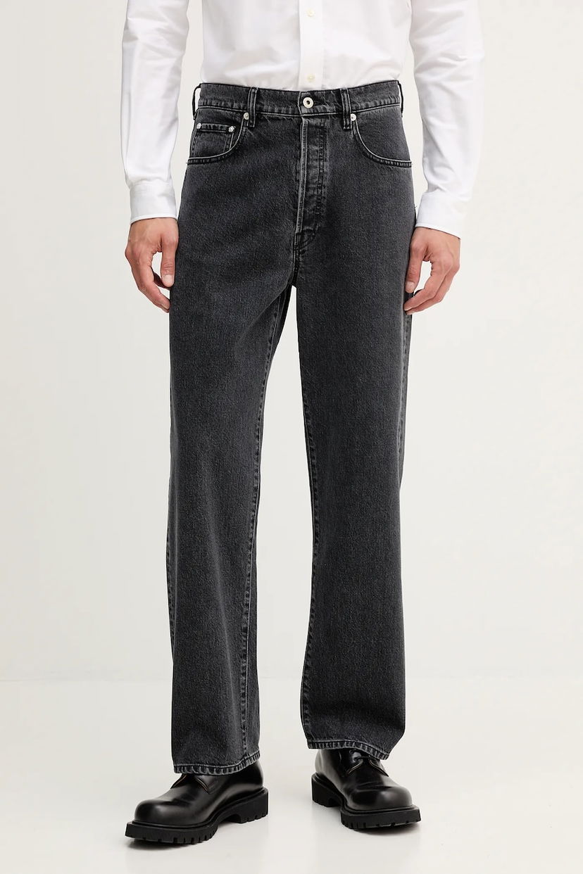 Jeans KENZO Kenzo Loose Fit Jeans Musta | FF65DP4306C4