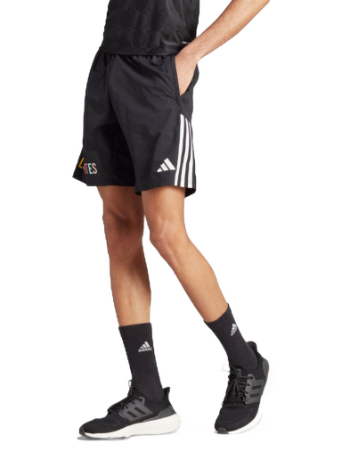 Shortsit adidas Performance Pride Tiro Downtime Shorts Musta | HY5900