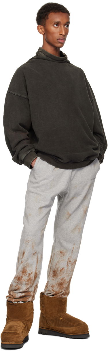Villapaita We11done Standard Logo Turtleneck Sweatshirt Vihreä | WD-TS3-24-731-U-BK, 3