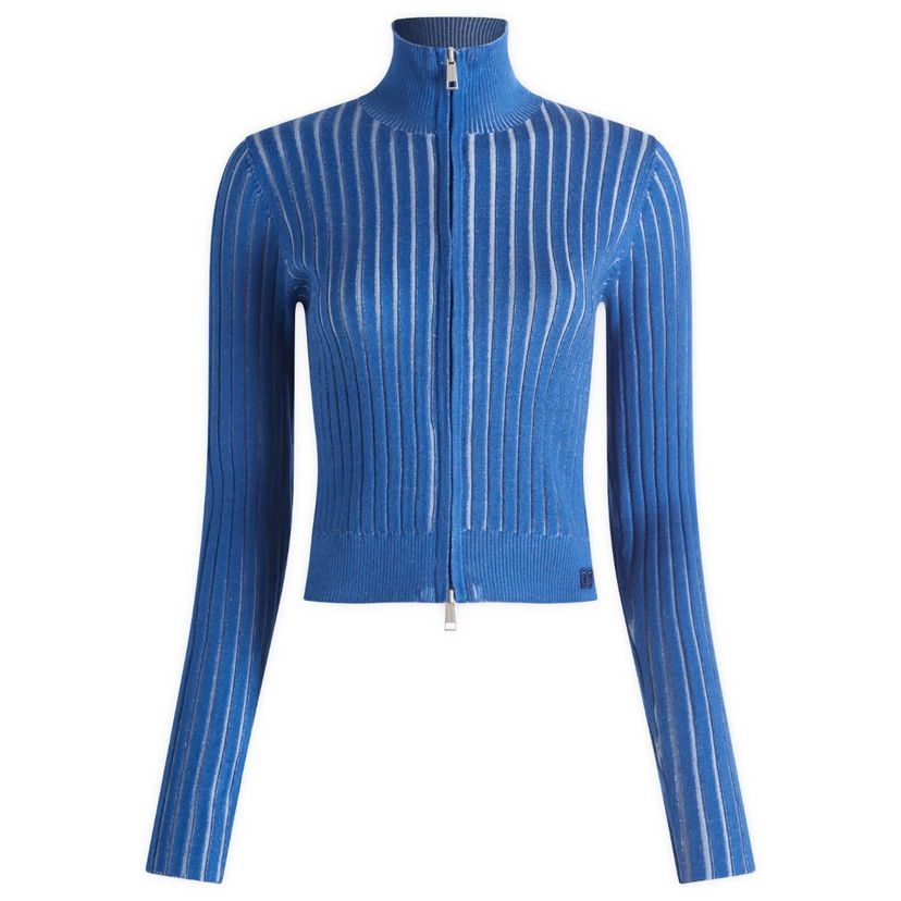 Villapaita DAILY PAPER Daily Paper Women's Dias Knit Zip Cardigan Sininen | 2512038