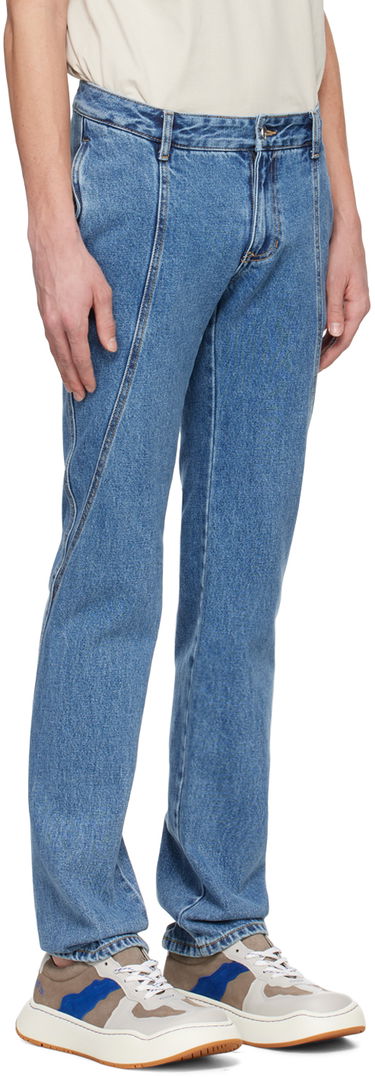 Jeans ADER ERROR Curved Seam Jeans Sininen | BN01SSJE0108BL, 4