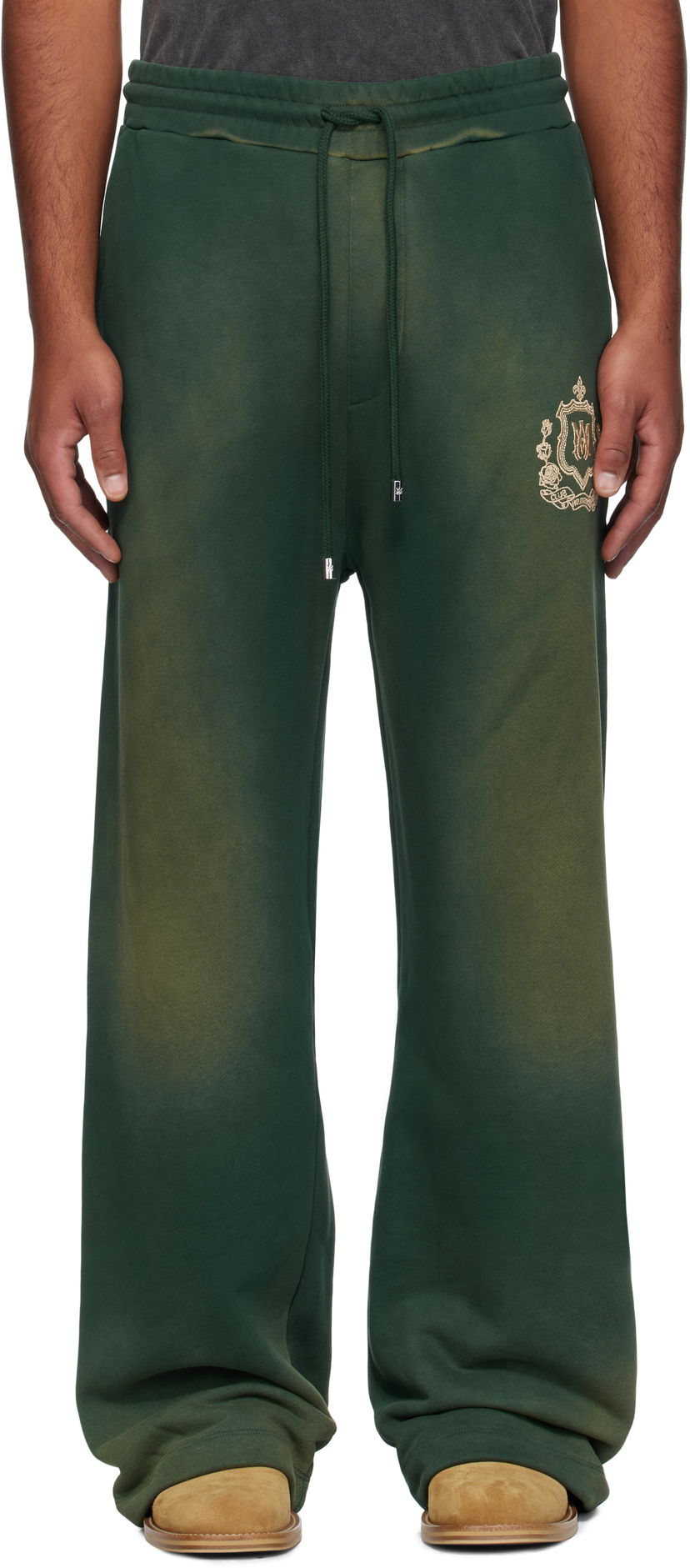 Verryttelyhousut AMIRI AMIRI 'MA' Crest Sweatpants Vihreä | AMJYSP1047