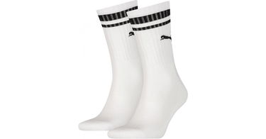Sukat Puma Puma Crew Heritage Stripe Socks Valkoinen | 100000950-002, 1