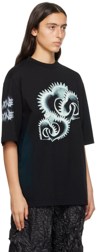 T-paita We11done We11done Graphic Print T-Shirt Musta | WD-TT3-23-748-U-BK, 4