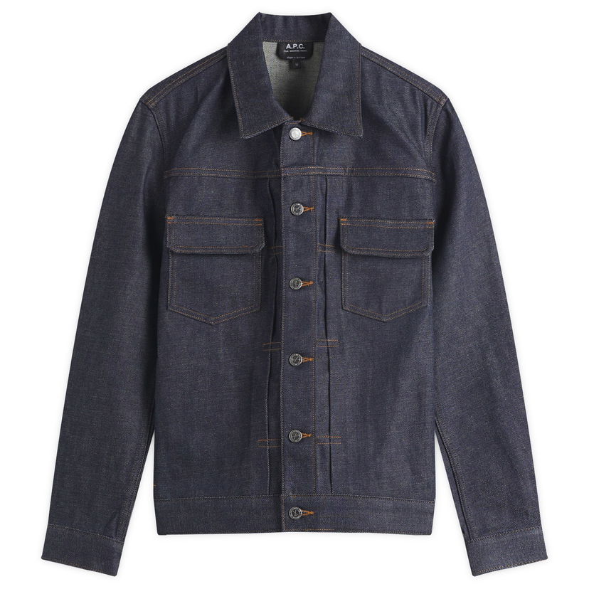 Takki A.P.C. A.P.C. Work Jean Jacket, Size Large Sininen | CODBS-H02191-IAISS25