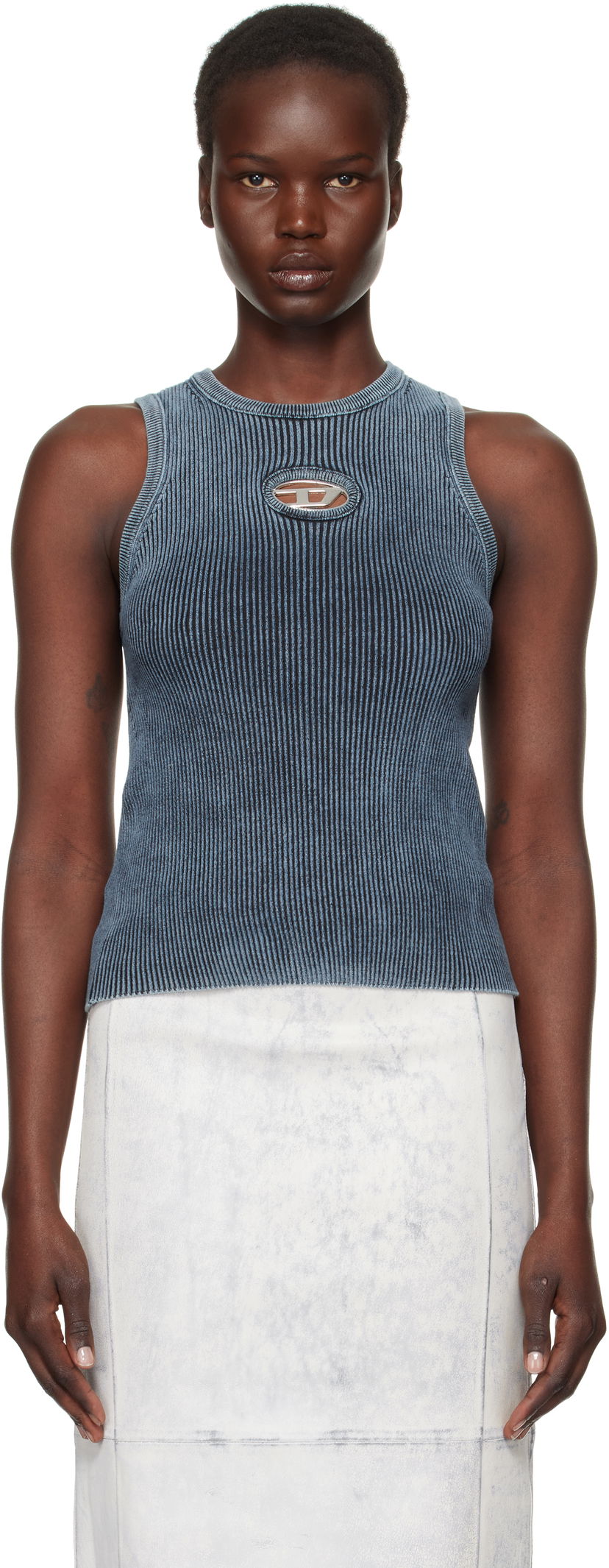 Tankkitoppi Diesel Anchor Slim-Fit Tank Top Sininen | A14817 0ANAH