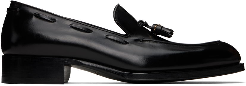 Kengänhoito Tom Ford TOM FORD Edgar Tassel Leather Loafers Musta | J1118-LCL021P