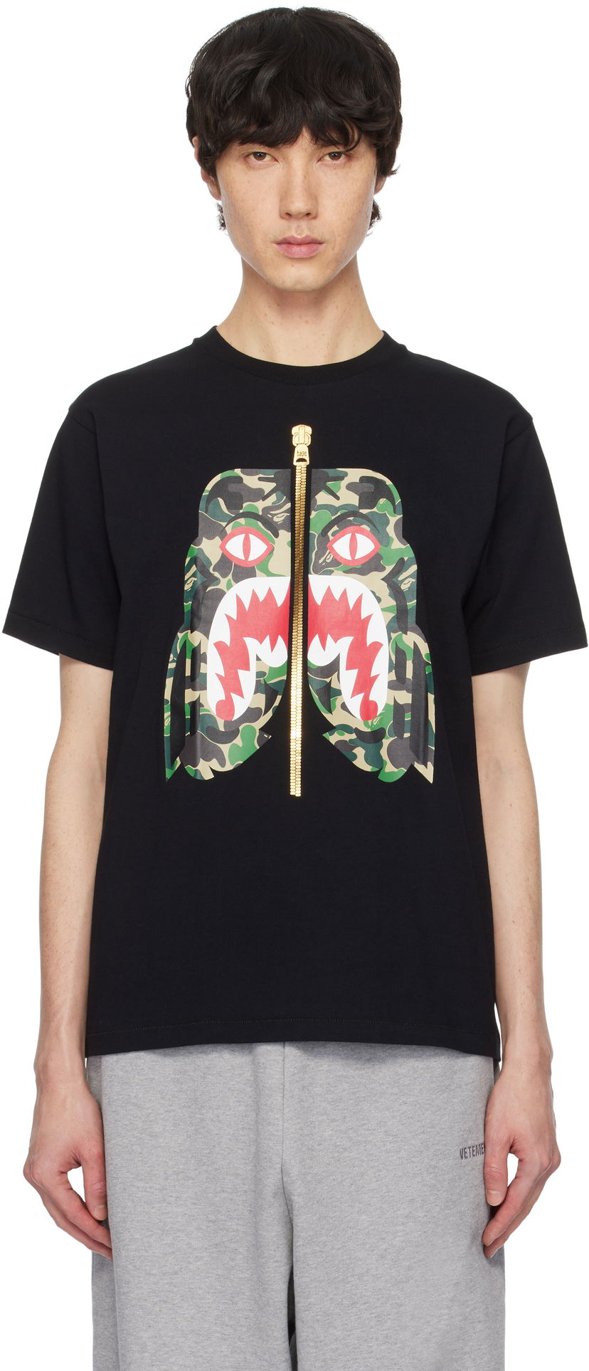 T-paita BAPE Camo Tiger Graphic T-Shirt Musta | 001TEK801008M