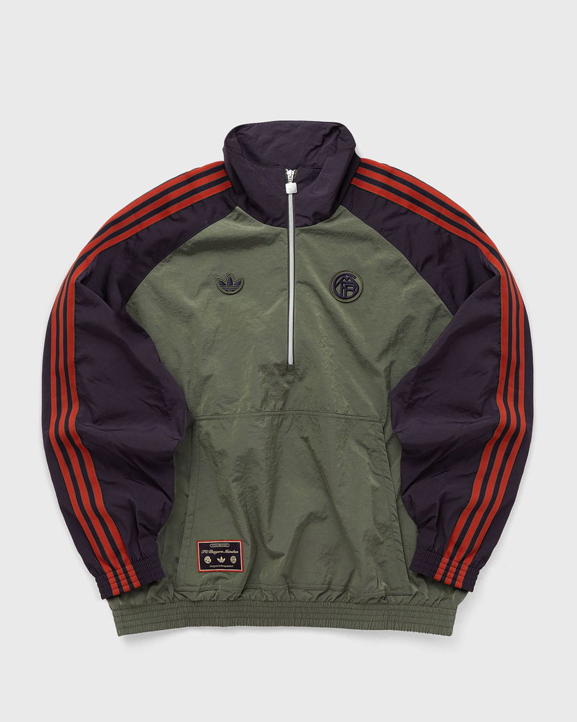 Takki adidas Originals FC Bayern Icon Half Zip Jacket Vihreä | JN0112
