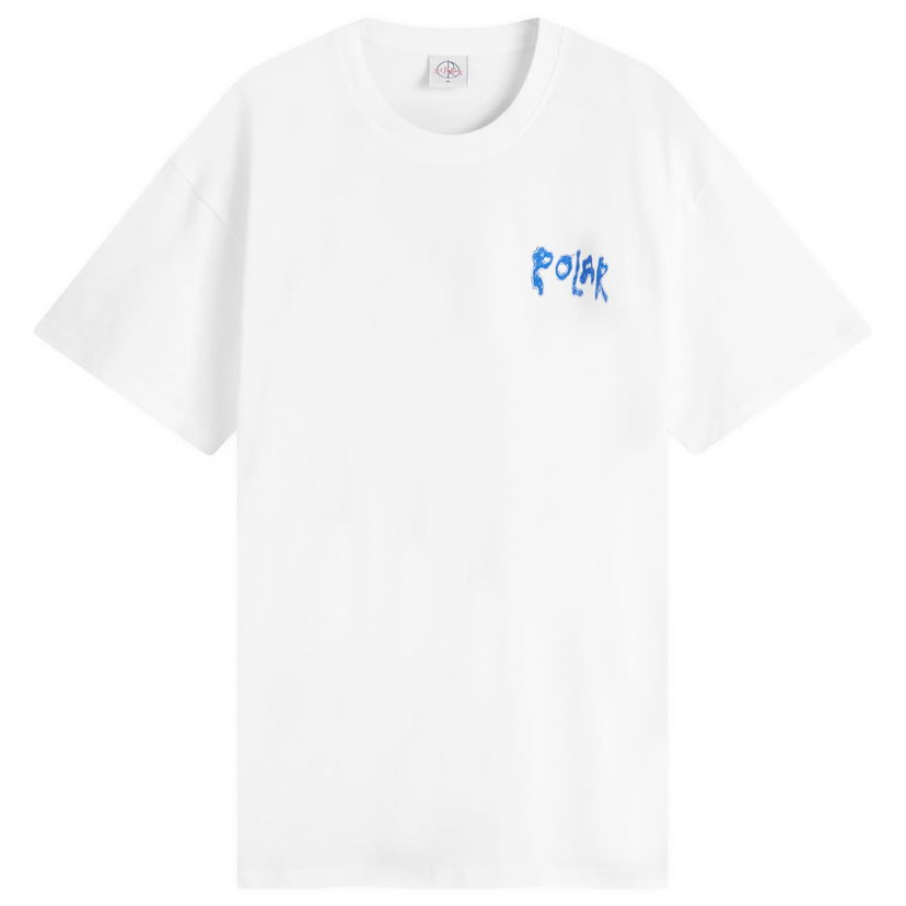T-paita Polar Skate Co. White Bear Graphic T-Shirt Valkoinen | PSC-W24-21