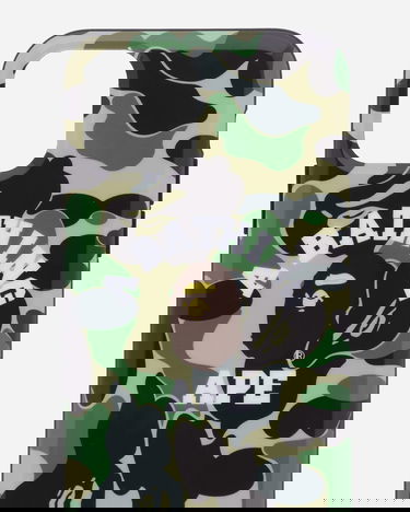 Avaimenperät BAPE A Bathing Ape Camo College iPhone 11 Case Vihreä | 1F70182239 002, 4
