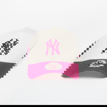 Korkki New Era New Era A-Frame MLB Patch New York Yankees Adjustable Cap Beige | 60595241, 0
