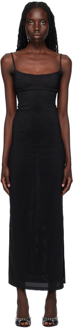 Mekko Miaou Miaou Thais Maxi Dress Musta | 5019PM3BLK