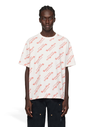 T-paita KENZO Paris VERDY Edition T-shirt "Off-White" Valkoinen | FE58TS0044SY