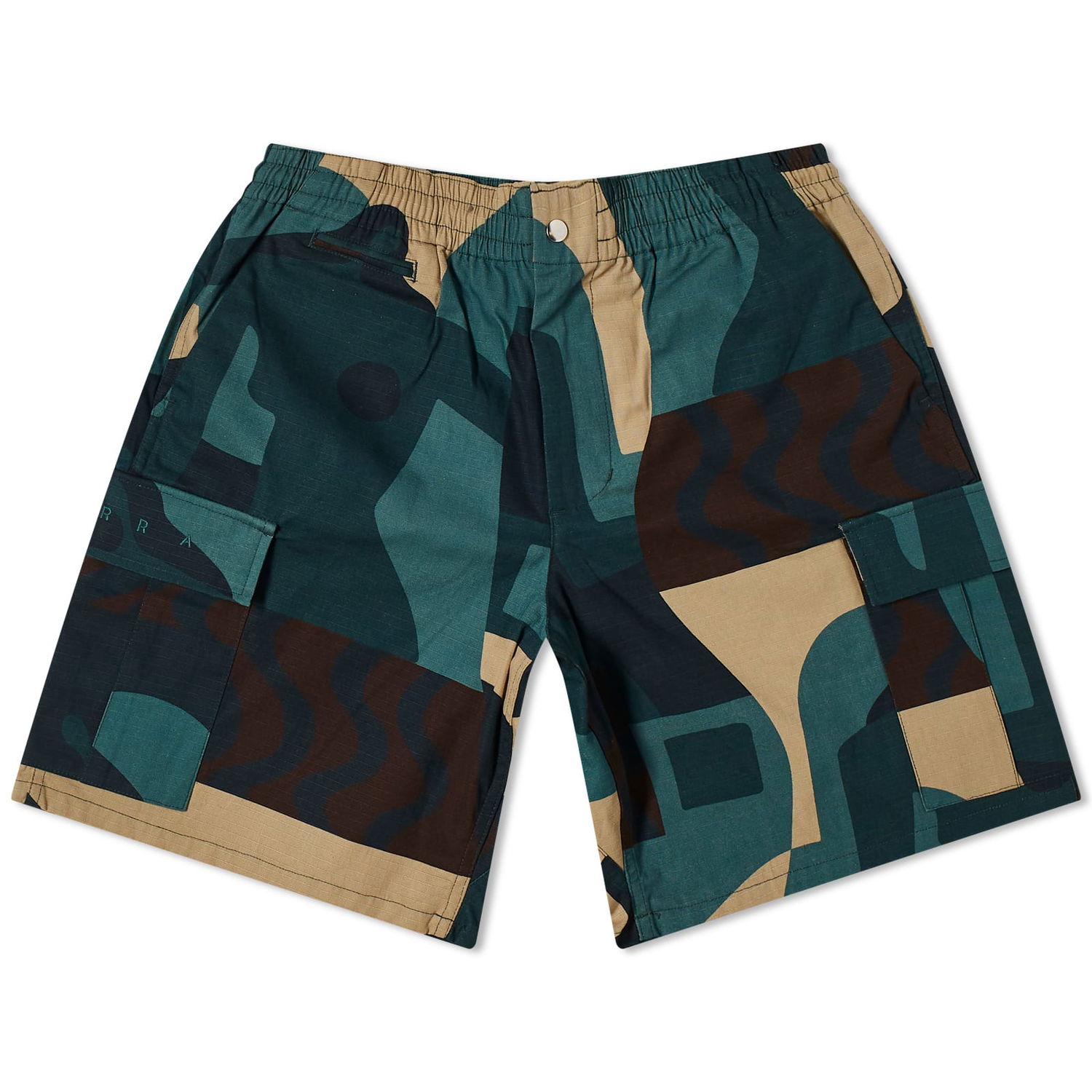 Shortsit By Parra Parra Distorted Camo Shorts, Size Large Vihreä | 51242, 0