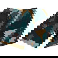 Parra Distorted Camo Shorts, Size Large