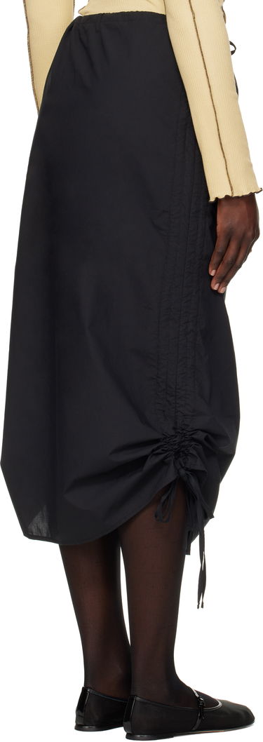 Hame Baserange Midi Skirt With Drawstring Musta | SKPS-CO-EXSP25, 2