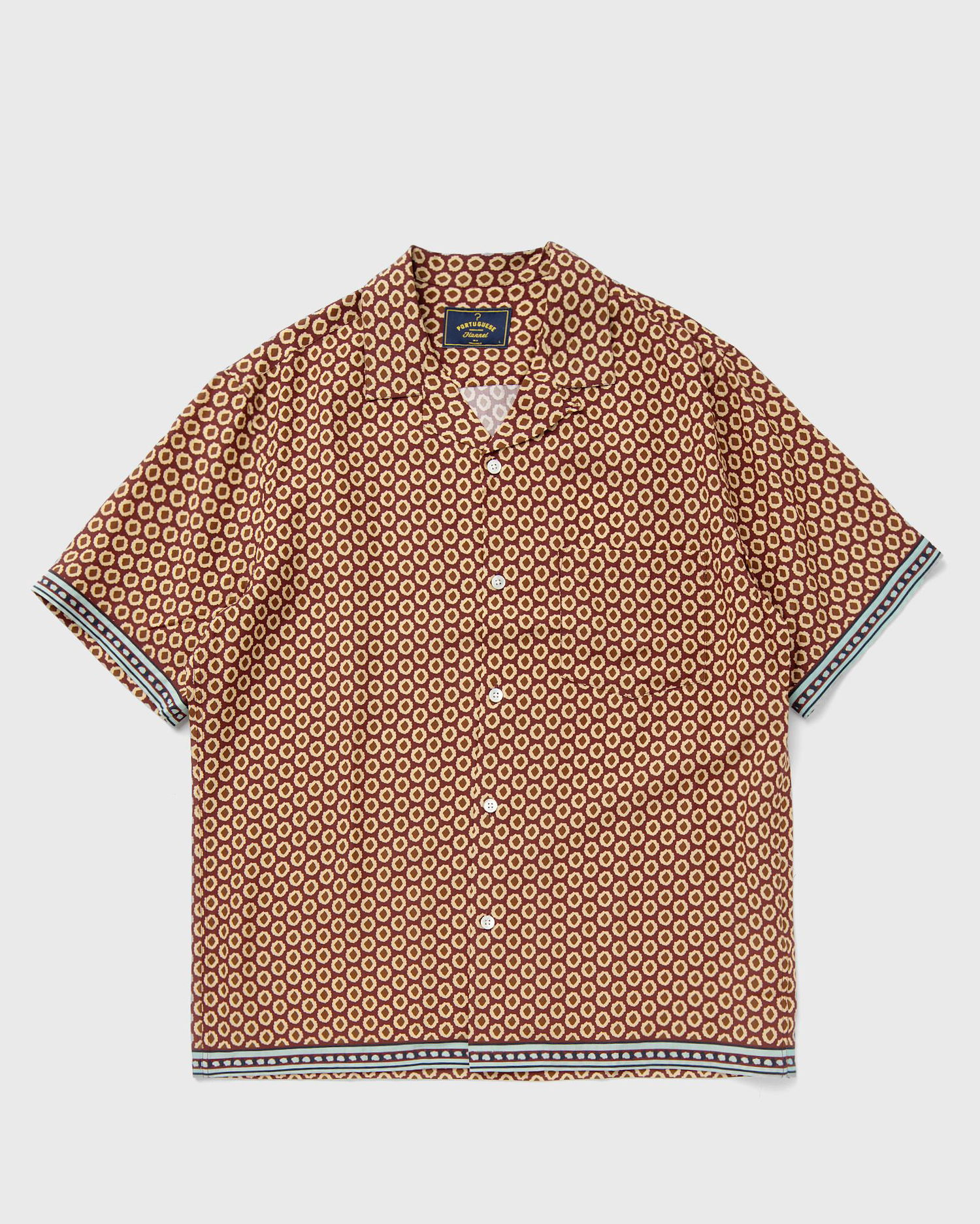 Paita Portuguese Flannel VERMON men Shortsleeves red in size:XXL Oranssi | SS24.0093-RED, 0