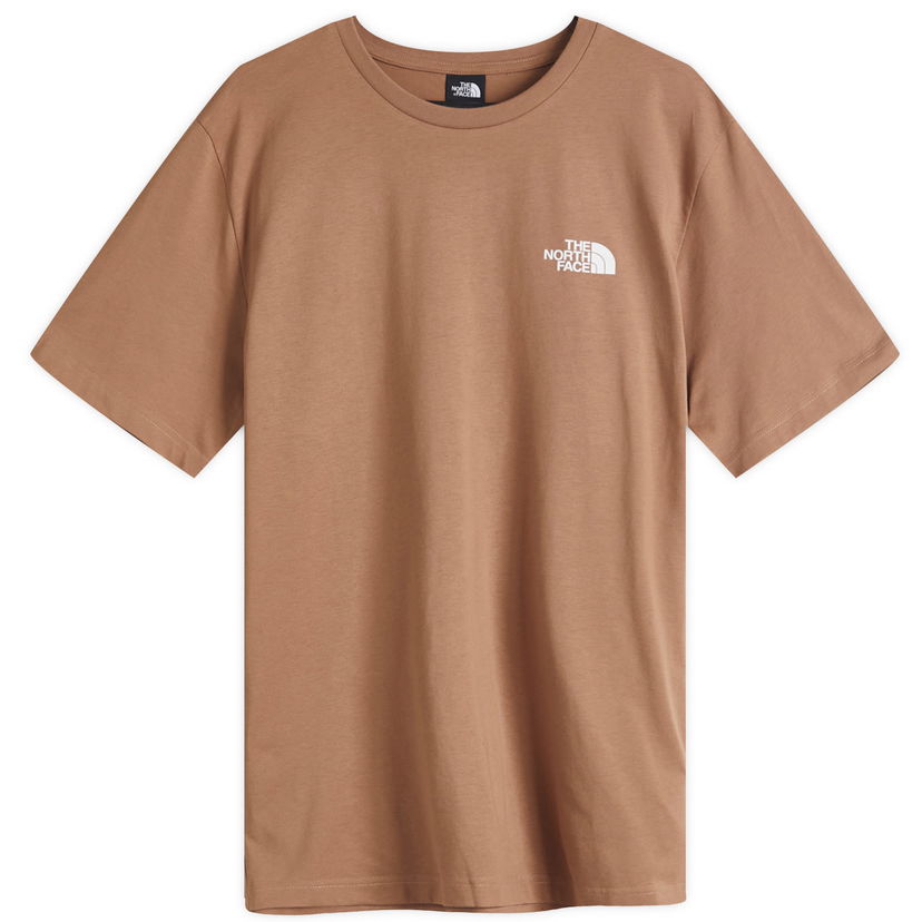 T-paita The North Face Simple Dome T-Shirt X-Small Ruskea | NF0A87NG6IH