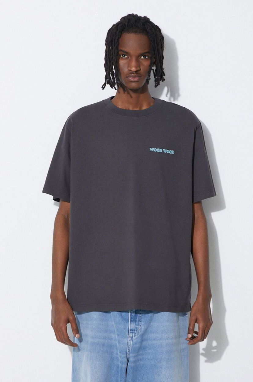 T-paita WOOD WOOD T-Shirt With Print Harmaa | 12415705.2507