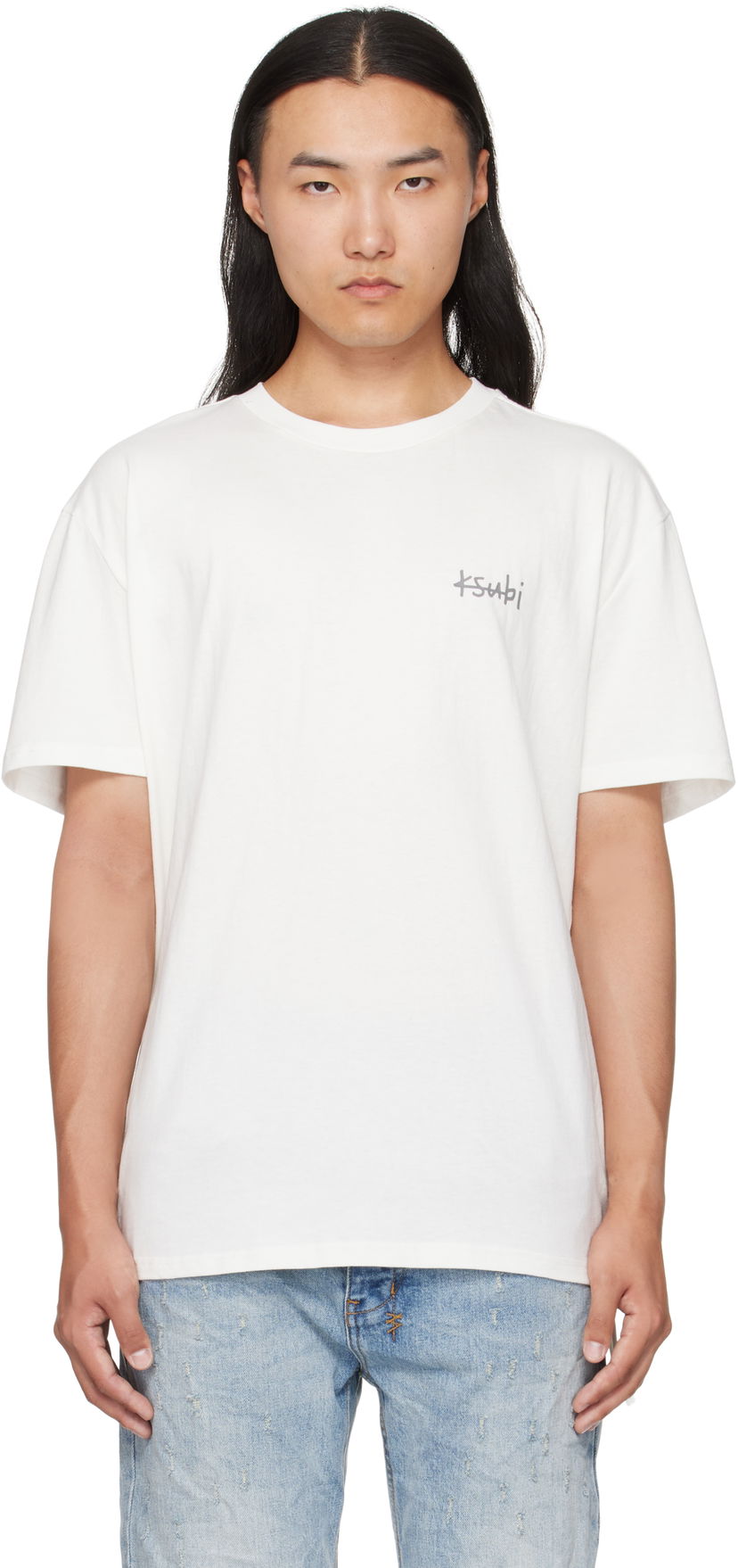 T-paita Ksubi Ksubi All Day Biggie T-Shirt Valkoinen | MFA25TE003