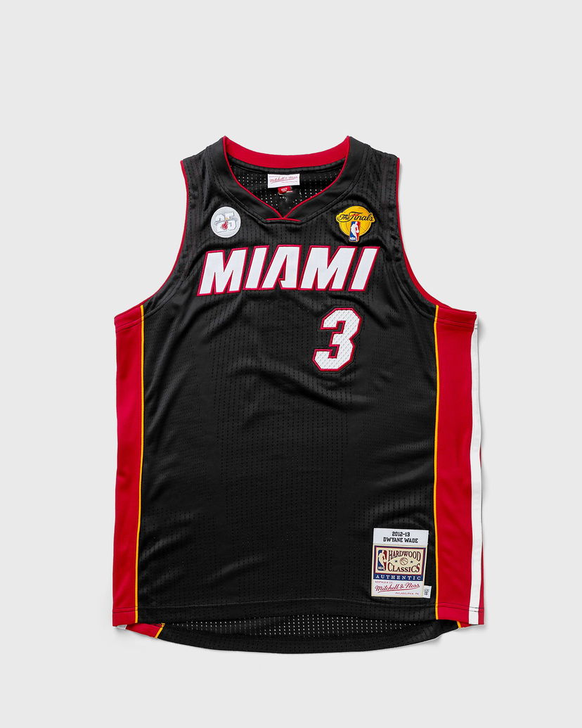 Jersey Mitchell & Ness NBA AUTHENTIC ROAD FINALS JERSEY MIAMI HEAT 2012-13 DWYANE WADE #3 Musta | AJY44945-MHE12DWABLCK