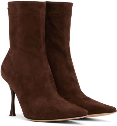Tennarit ja kengät Gianvito Rossi Suede Pointed Toe Boots Ruskea | G73173.85LAC.CSF, 3