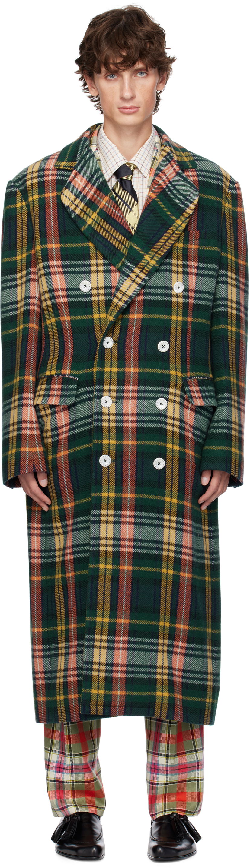 Takit Vivienne Westwood Long Coat Vihreä | 2D010008-W00XC-