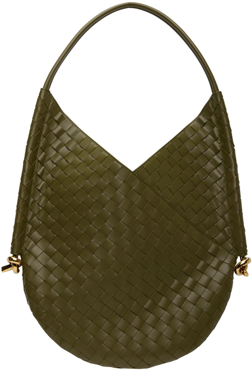 Olkalaukku Bottega Veneta Medium Solstice Shoulder Bag Vihreä | 740990 VCPP1, 0