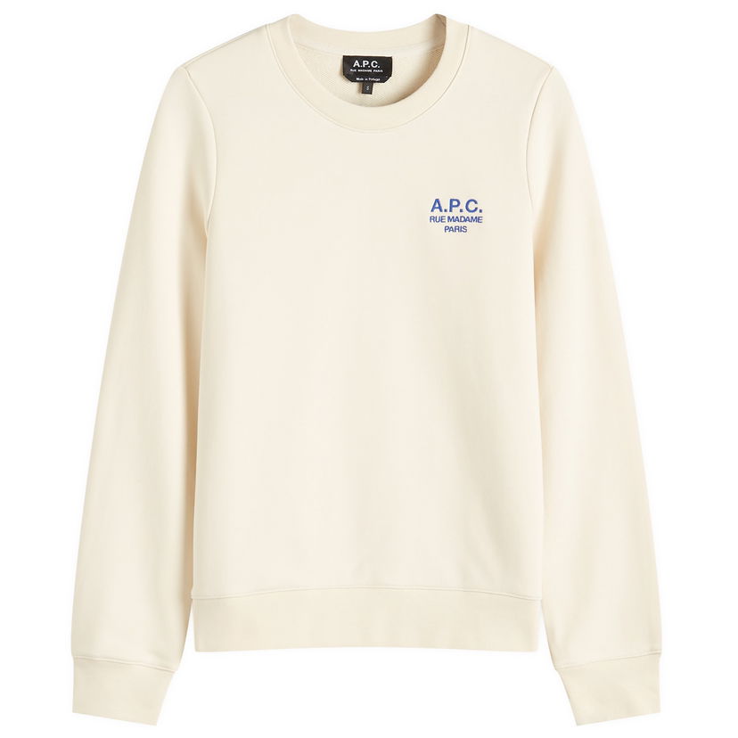 Villapaita A.P.C. Women's Skye Sweatshirt, Size Large Beige | COEZD-F27700-TAJ