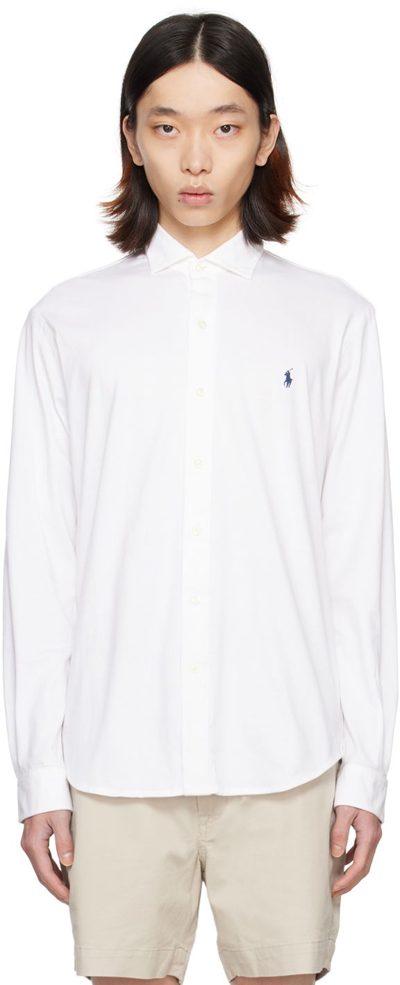 Paita Polo by Ralph Lauren Embroidered Shirt Valkoinen | 710899386001