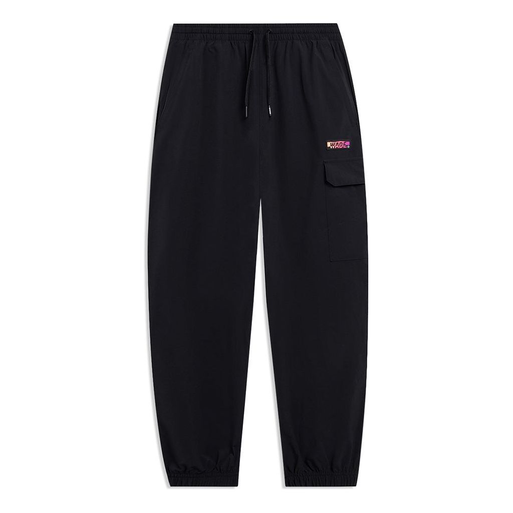 Cargo housut Li-Ning Wade Series Lifestyle Sweatpants Musta | AYKT073-1, 0