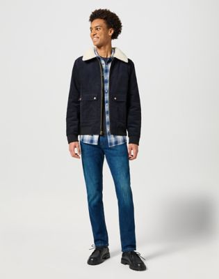 Bomber-takki Wrangler Wrangler Corduroy Aviator Jacket Tummansininen | 112357270:XXL, 1