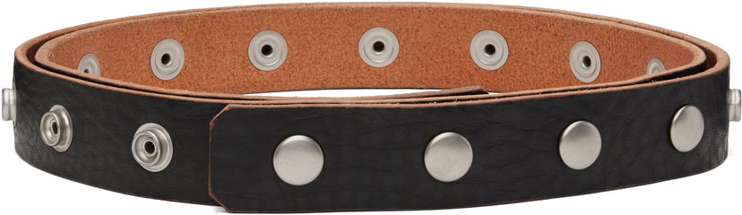 Vyöt Rick Owens Rick Owens Concordians Snap Belt Musta | RA02E0782 LGET