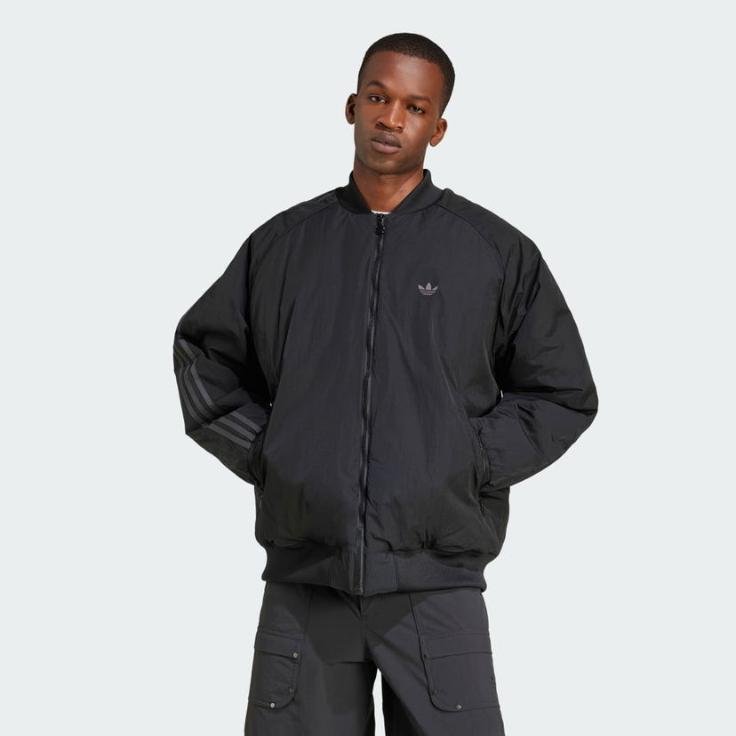 Bomber-takki adidas Performance Oversized Bomber Jacket Musta | JC7546