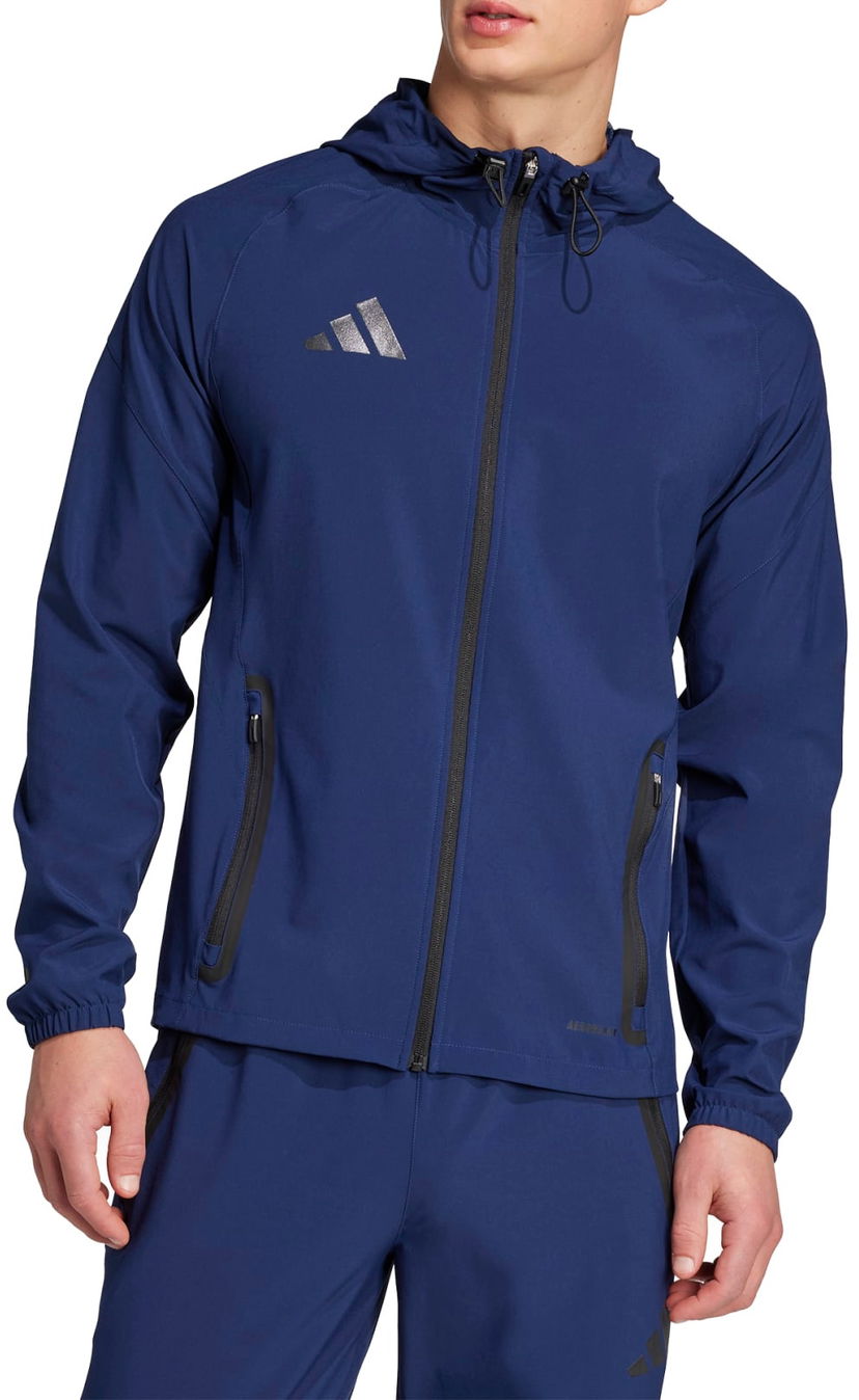 Huppari adidas Originals Hooded Training Jacket Sininen | jy0522
