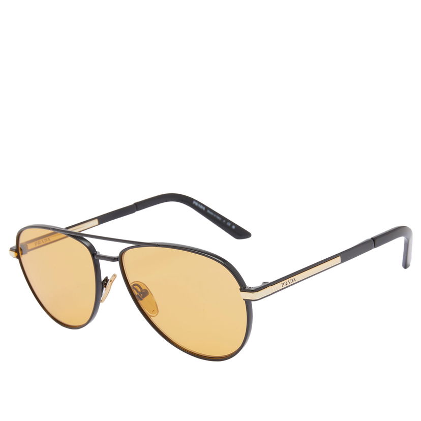 Aurinkolasit Prada Matte Black Aviator Sunglasses Musta | 0PR-A54S-60-1BO90C