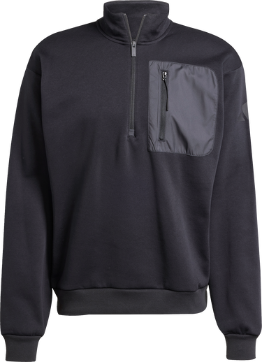 Huppari adidas Originals adidas City Escape Fleece Half-Zip Sweatshirt Musta | jf3290, 0